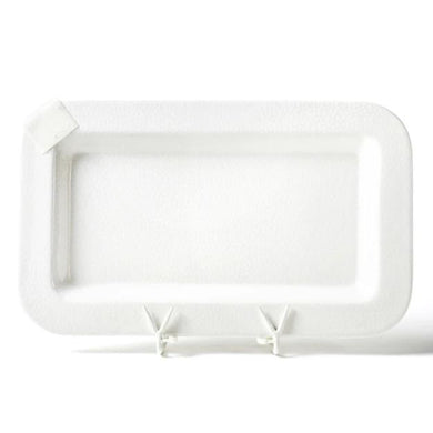 Mini Rectangular Platter | White