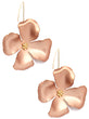 Chroma Petal Threader Earrings | Copper