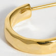 Textured Gold Hoop