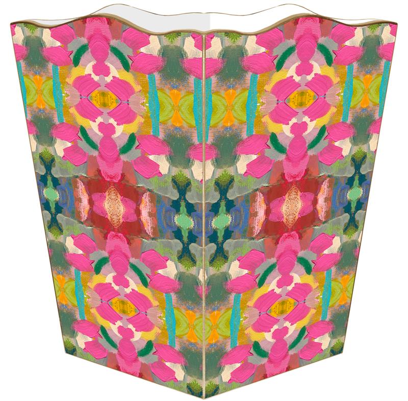 Laura Park Wastebasket Moroccan Pink Fig