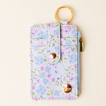 Keychain Wallet | Secret Garden Blue
