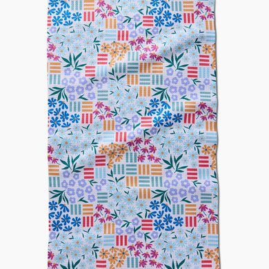 Geometry Kitchen Towel | Floral Garden