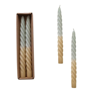 Taper Candles | Mint Ombre