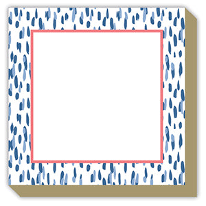 Blue Clubhouse Dot Luxe Notepad