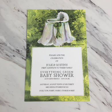 Babe in the Woods Invitation