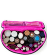 Large Train Case • Black + Pink