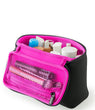Small Train Case • Black + Pink