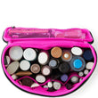 Small Train Case • Black + Pink