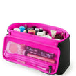 Large Train Case • Black + Pink