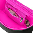 Large Train Case • Black + Pink