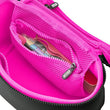 Small Train Case • Black + Pink