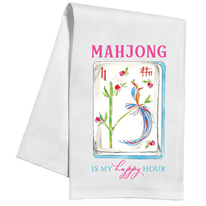 Kitchen Towel | Mahjong is My Happy Hour