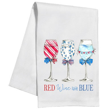 Kitchen Towel | Red, Wine and Blue