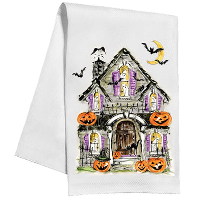 Haunted House Kitchen Towel