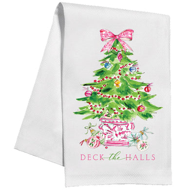 Holiday Kitchen Towel • Deck the Halls
