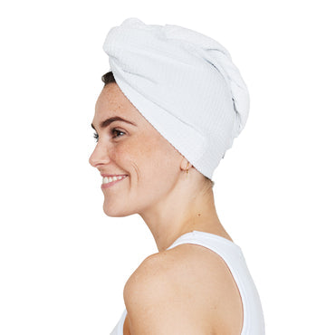 Hair Wrap | Crystal White