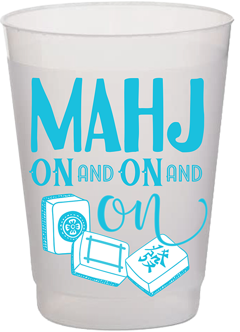 Mahj On and On Cups