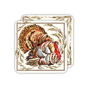 Handpainted Turkey Coasters