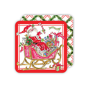 Santa's Sleigh Coasters