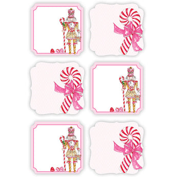 Gift Stickers | Pink Candy + Gingerbread