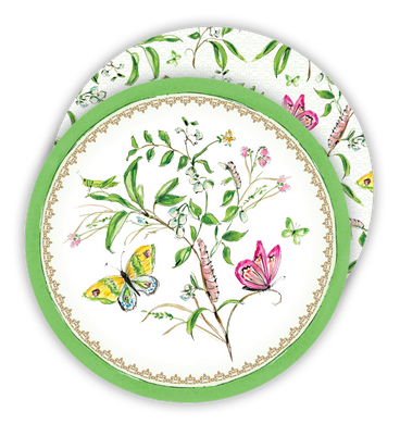 Green Plate Butterfly Coasters