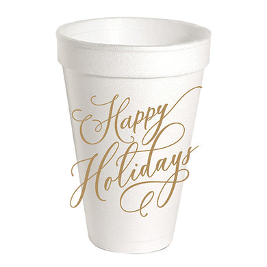 Happy Holidays Cups