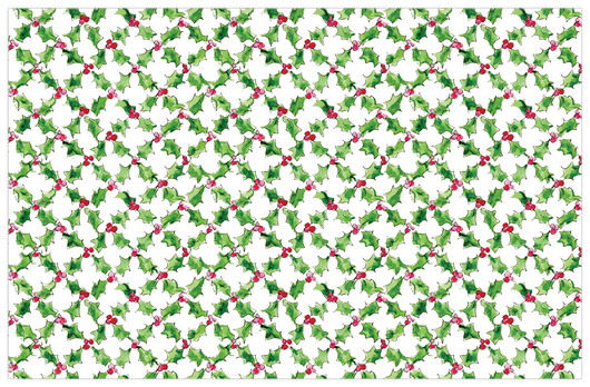 Holly & Berry Gingham Placemats
