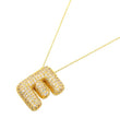 Crystal Initial Necklace