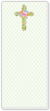 Floral Cross Notepad