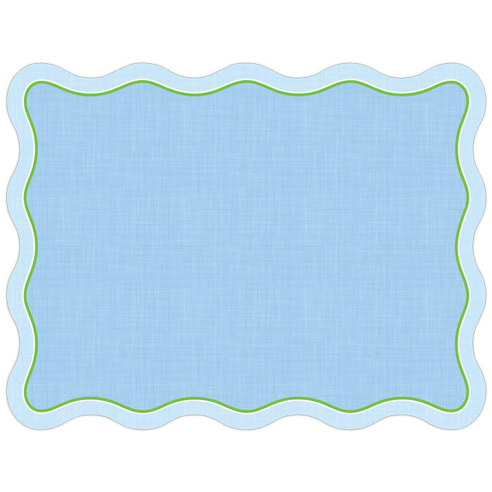 Posh Placemats | Blue Linen