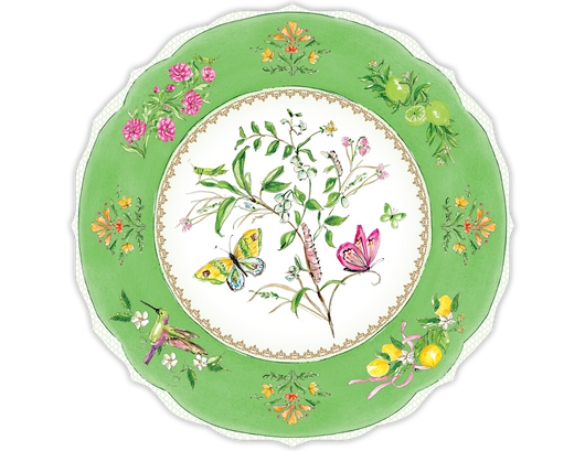 Green Plate Die Cut Placemats