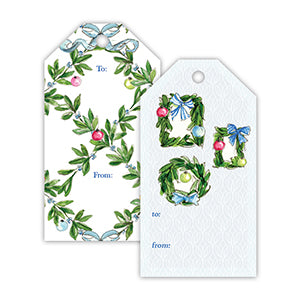 Holiday Gift Tags | Wreath Trio