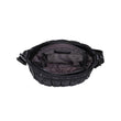 Aura Quilted Puffer Crossbody | Black
