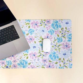 Desk Mat | Garden Blue