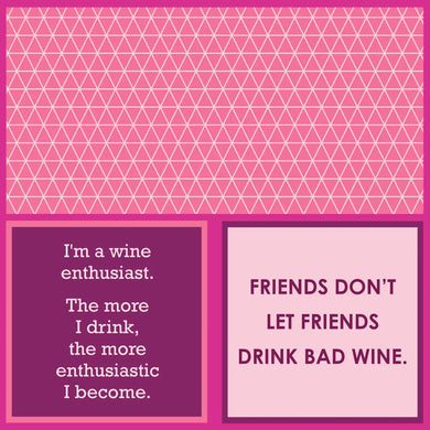 Drinks on Me Napkin | Friends Don’t Let Friends