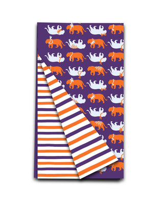 Double Sided Spirit Tiger Tea Towel