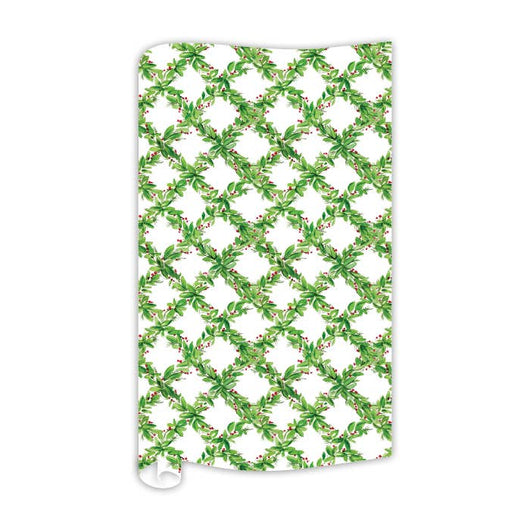 Holiday Gift Wrap | Holly and Berries