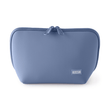 Neoprene Makeup Bag | Pearl Blue + Sand Pink