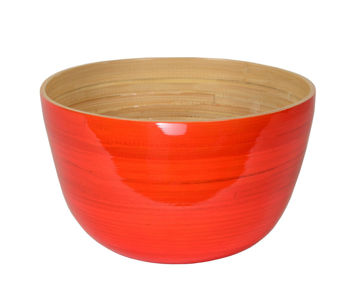 Bamboo Mixing Bowl | Orange