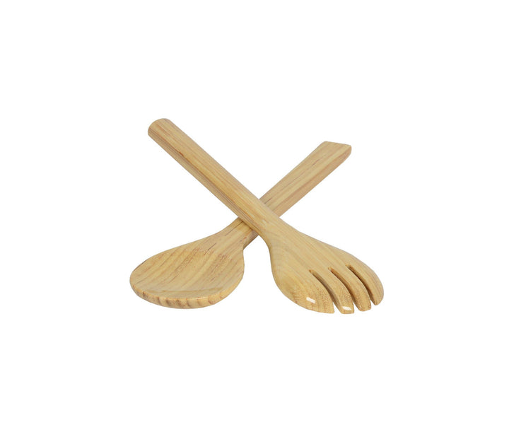 Small Bamboo Salad Servers | Natural