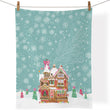 Gingerbread House Tea Towel