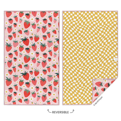 Strawberry Check Towel