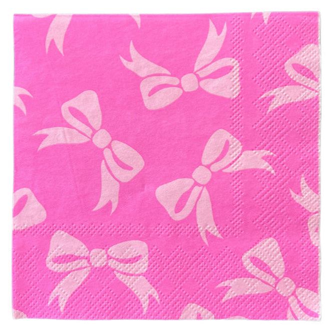 Eloise Bow Cocktail Napkins