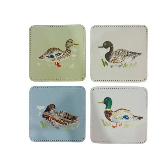 Duck Duck Coasters | 4 Set