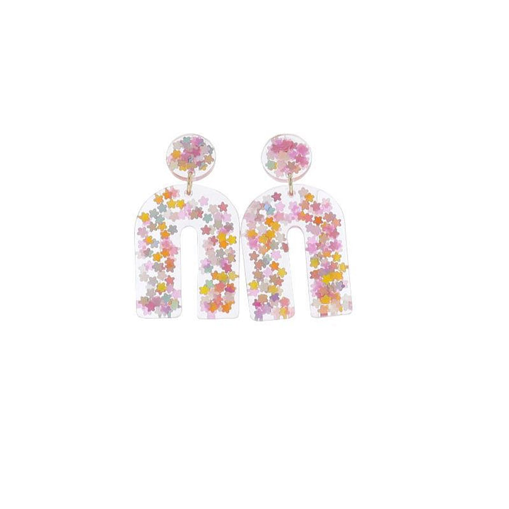 Confetti Arch Earrings