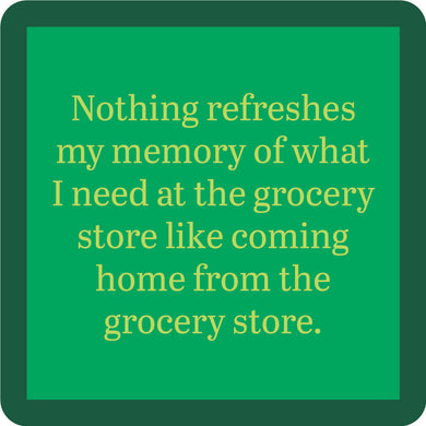 Drinks on Me Coaster | Grocery Store