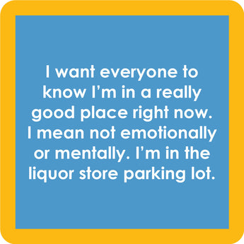 Drinks on Me Coaster | Good Place