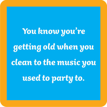 Drinks on Me Coaster | Clean to Music
