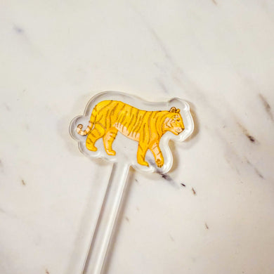 Tiger Stir Sticks | Set of 4