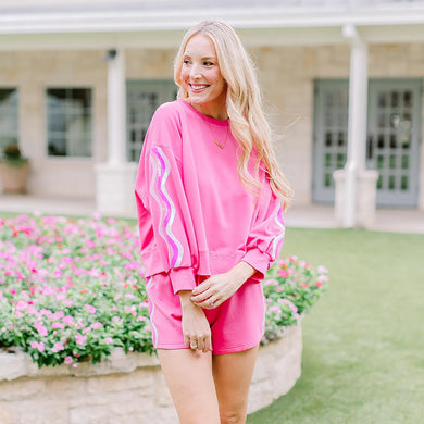 Millie Capri Crush Pink Top